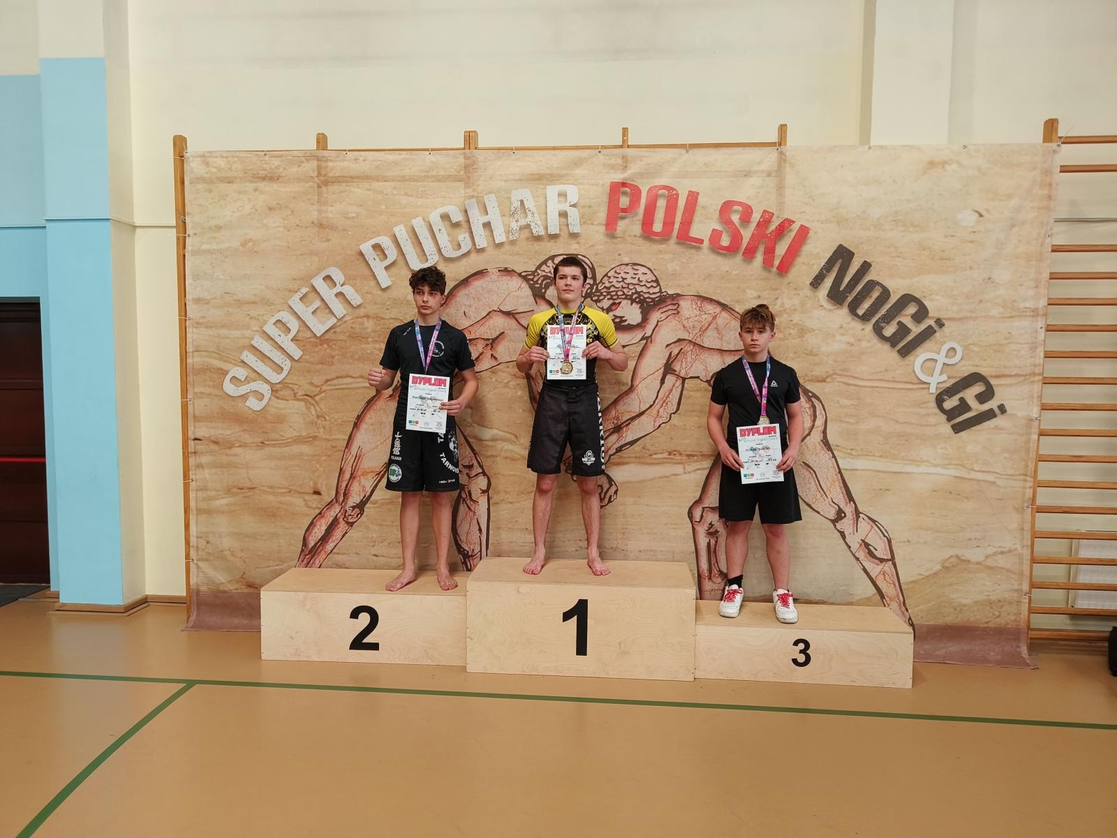 Zdjęcie w galerii na portalu naszwodzislaw.com: Pięć medali dla Octagon Team Junior Wodzisław Śląski na III Super Pucharze Polski KIDS BJJ No-Gi & Gi wiadomości z regionu