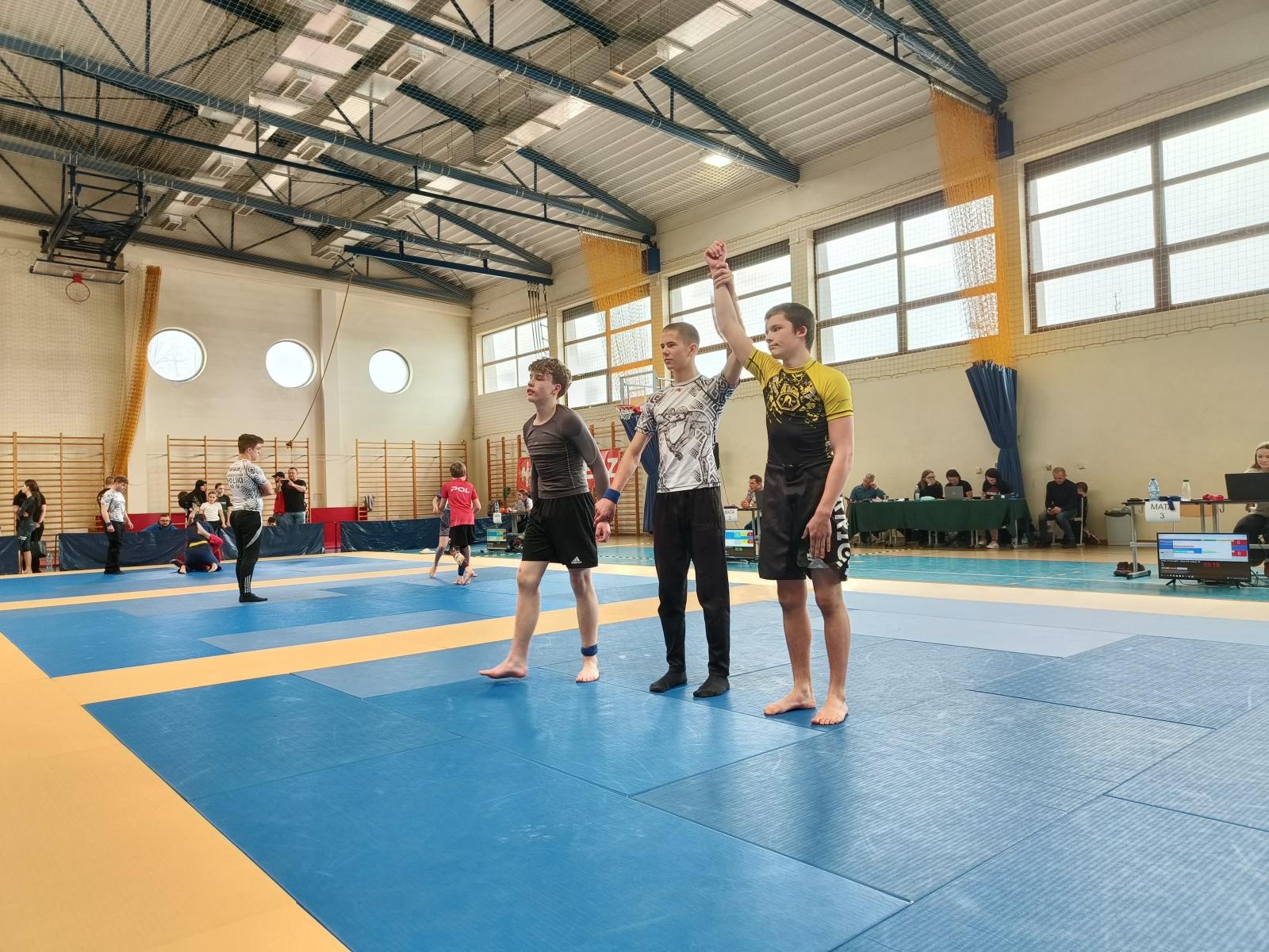 Zdjęcie w galerii na portalu naszwodzislaw.com: Pięć medali dla Octagon Team Junior Wodzisław Śląski na III Super Pucharze Polski KIDS BJJ No-Gi & Gi wiadomości z regionu