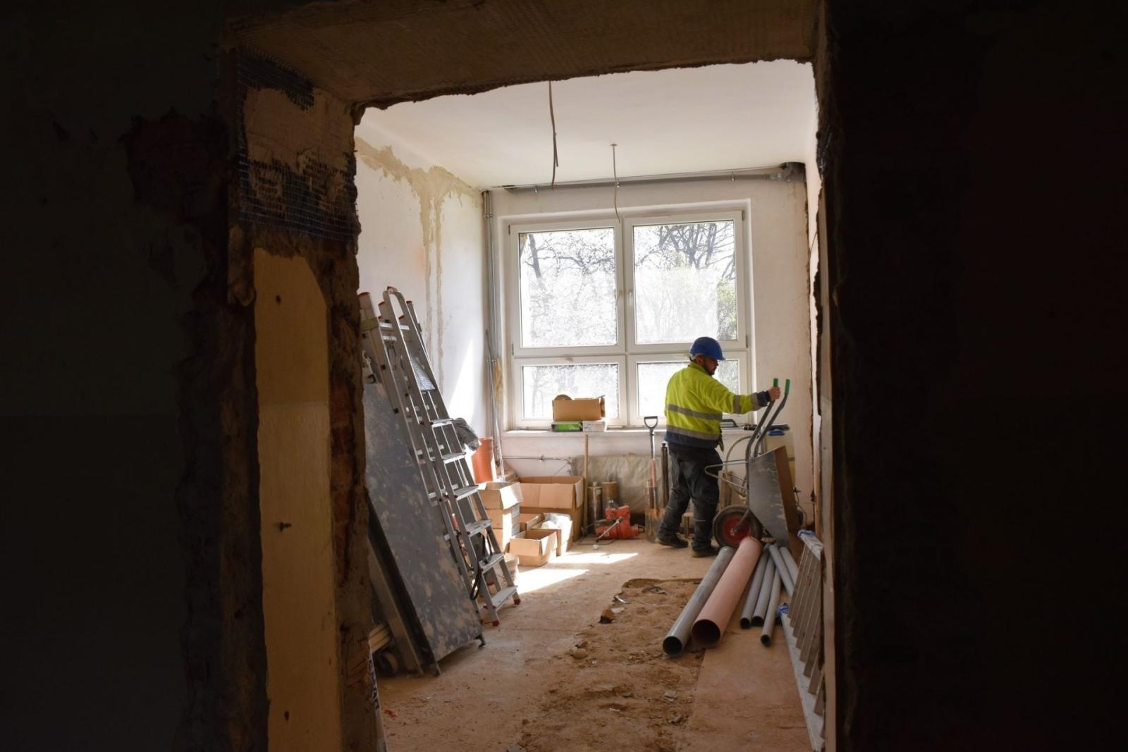 Zdjęcie w galerii na portalu naszwodzislaw.com: Prace przy Orkana w Radlinie idą pełną parą wiadomości z regionu