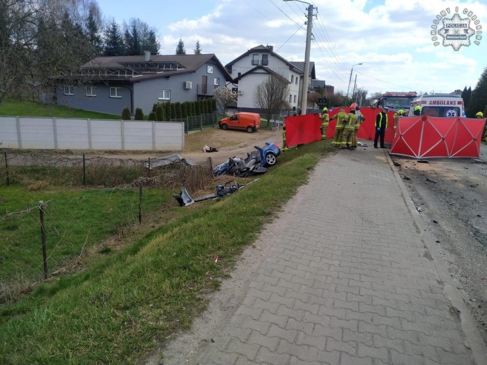 Zdjęcie w galerii na portalu naszwodzislaw.com: Wypadek śmiertelny w Rogowie [KOMUNIKAT POLICJI] wiadomości z regionu