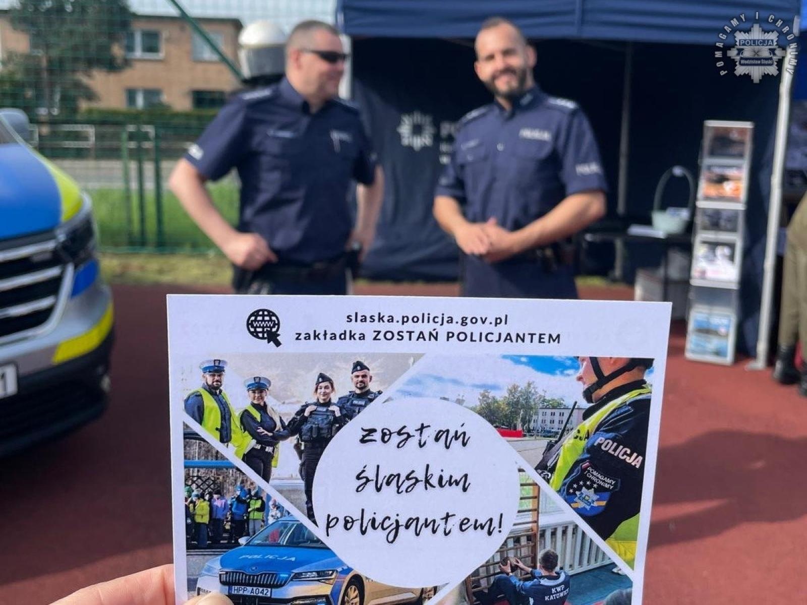 Zdjęcie w galerii na portalu naszwodzislaw.com: Targi edukacyjne z udziałem wodzisławskich policjantów wiadomości z regionu