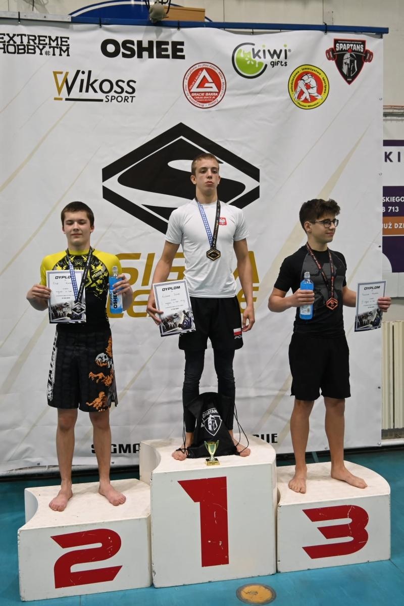 Zdjęcie w galerii na portalu naszwodzislaw.com: Medale zawodników Octagon Team Junior na Sigma Jiu Jitsu League wiadomości z regionu