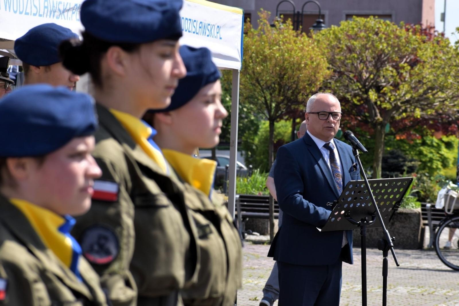 Zdjęcie w galerii na portalu naszwodzislaw.com: Kadeci z Rydułtów złożyli ślubowanie wiadomości z regionu