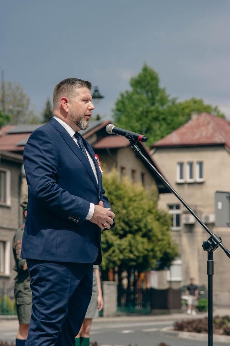 Zdjęcie w galerii na portalu naszwodzislaw.com: Święto pełne dumy, wzruszeń i pamięci. Obchody 3 Maja w Wodzisławiu Śląskim [FOTO i WIDEO] wiadomości z regionu