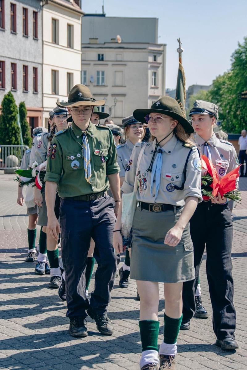 Zdjęcie w galerii na portalu naszwodzislaw.com: Święto pełne dumy, wzruszeń i pamięci. Obchody 3 Maja w Wodzisławiu Śląskim [FOTO i WIDEO] wiadomości z regionu