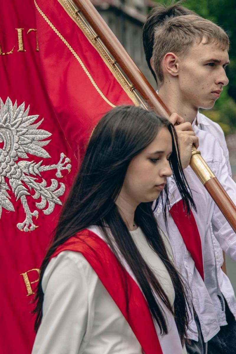 Zdjęcie w galerii na portalu naszwodzislaw.com: Święto pełne dumy, wzruszeń i pamięci. Obchody 3 Maja w Wodzisławiu Śląskim [FOTO i WIDEO] wiadomości z regionu