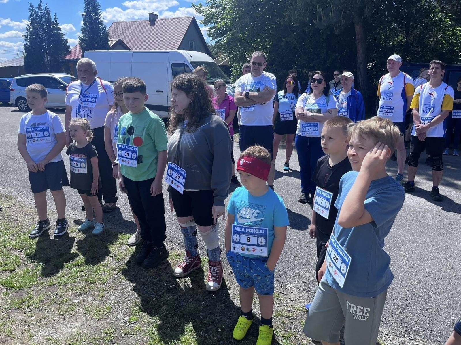Zdjęcie w galerii na portalu naszwodzislaw.com: Bieg Pokoju zawitał do Gminy Godów [FOTO] wiadomości z regionu