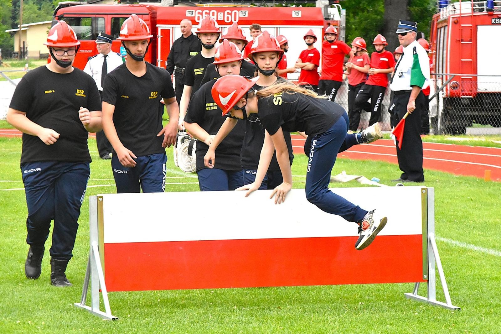 Zdjęcie w galerii na portalu naszwodzislaw.com: Strażacy z Gołkowic najlepsi podczas gminnych zawodów. OSP Łaziska z najlepszymi młodzikami [FOTO] wiadomości z regionu
