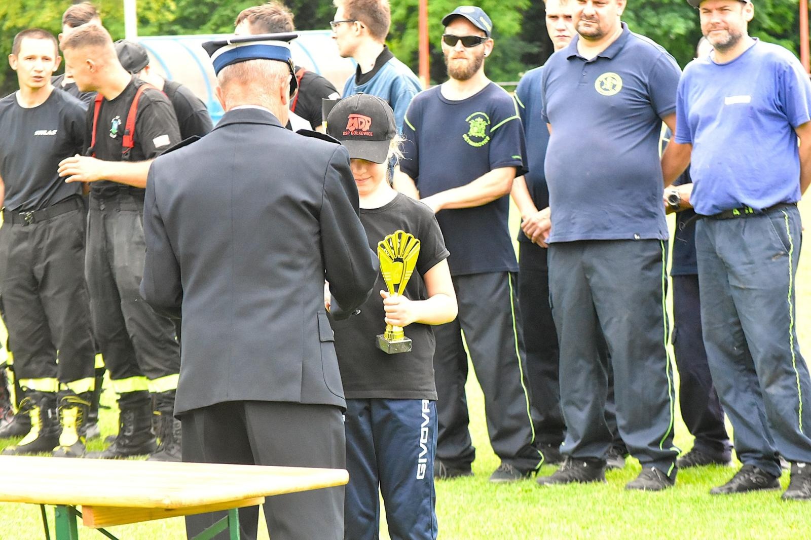 Zdjęcie w galerii na portalu naszwodzislaw.com: Strażacy z Gołkowic najlepsi podczas gminnych zawodów. OSP Łaziska z najlepszymi młodzikami [FOTO] wiadomości z regionu