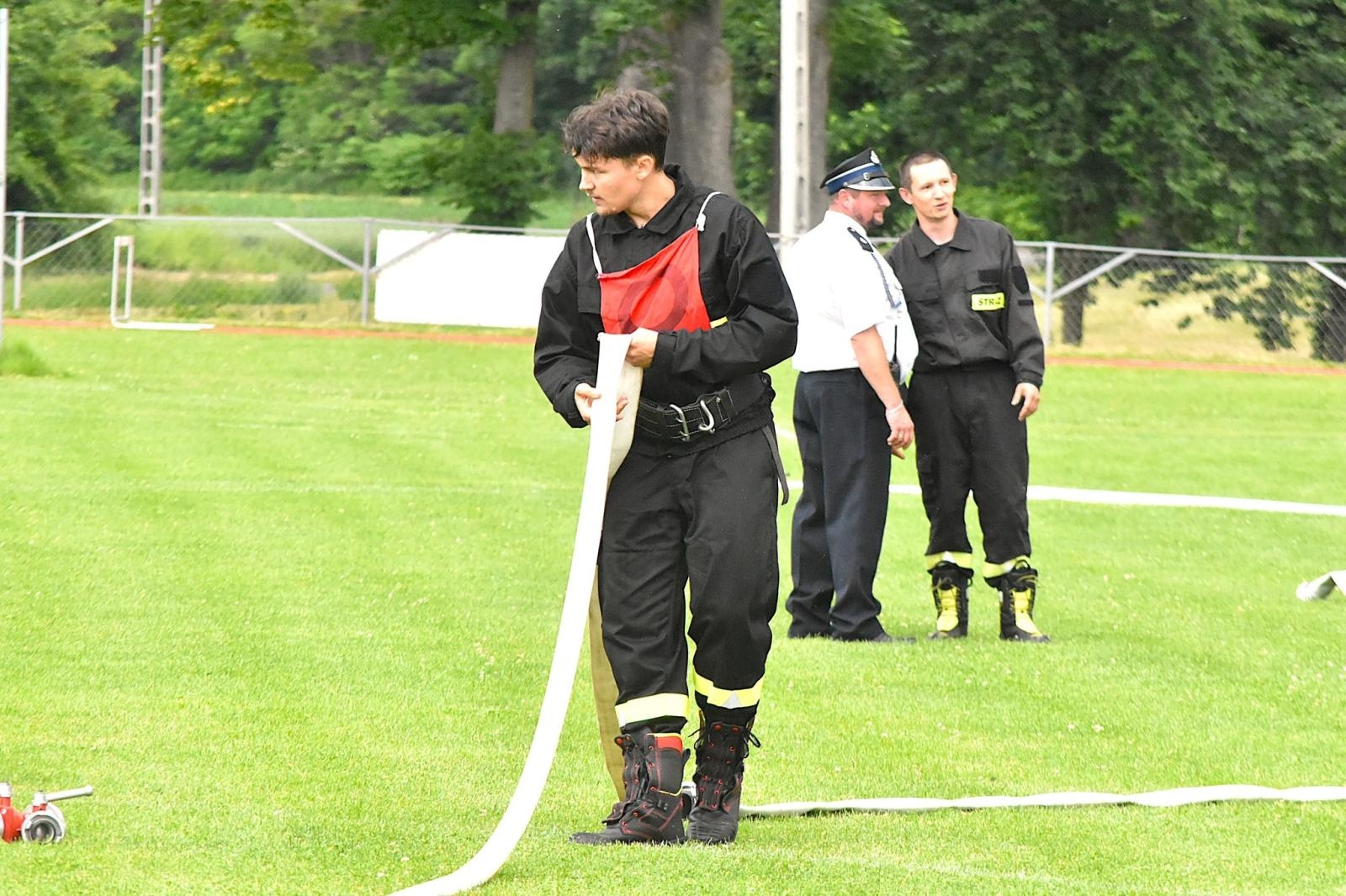 Zdjęcie w galerii na portalu naszwodzislaw.com: Strażacy z Gołkowic najlepsi podczas gminnych zawodów. OSP Łaziska z najlepszymi młodzikami [FOTO] wiadomości z regionu