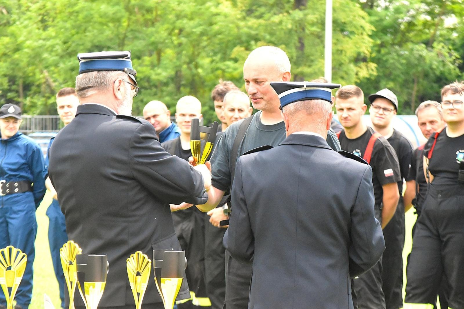 Zdjęcie w galerii na portalu naszwodzislaw.com: Strażacy z Gołkowic najlepsi podczas gminnych zawodów. OSP Łaziska z najlepszymi młodzikami [FOTO] wiadomości z regionu
