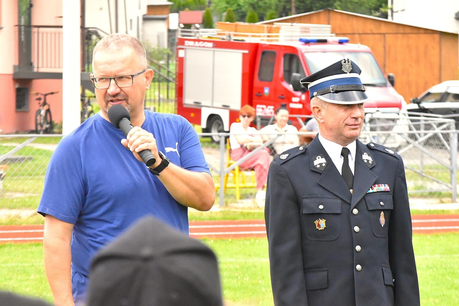 Zdjęcie w galerii na portalu naszwodzislaw.com: Strażacy z Gołkowic najlepsi podczas gminnych zawodów. OSP Łaziska z najlepszymi młodzikami [FOTO] wiadomości z regionu