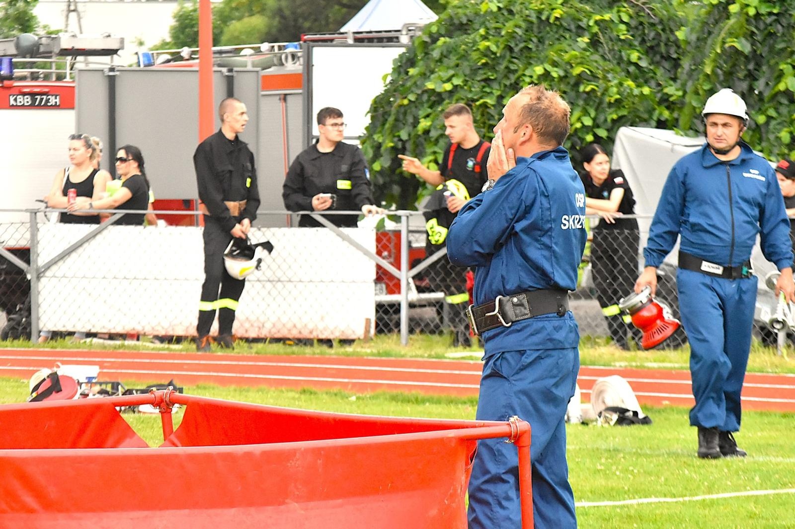 Zdjęcie w galerii na portalu naszwodzislaw.com: Strażacy z Gołkowic najlepsi podczas gminnych zawodów. OSP Łaziska z najlepszymi młodzikami [FOTO] wiadomości z regionu