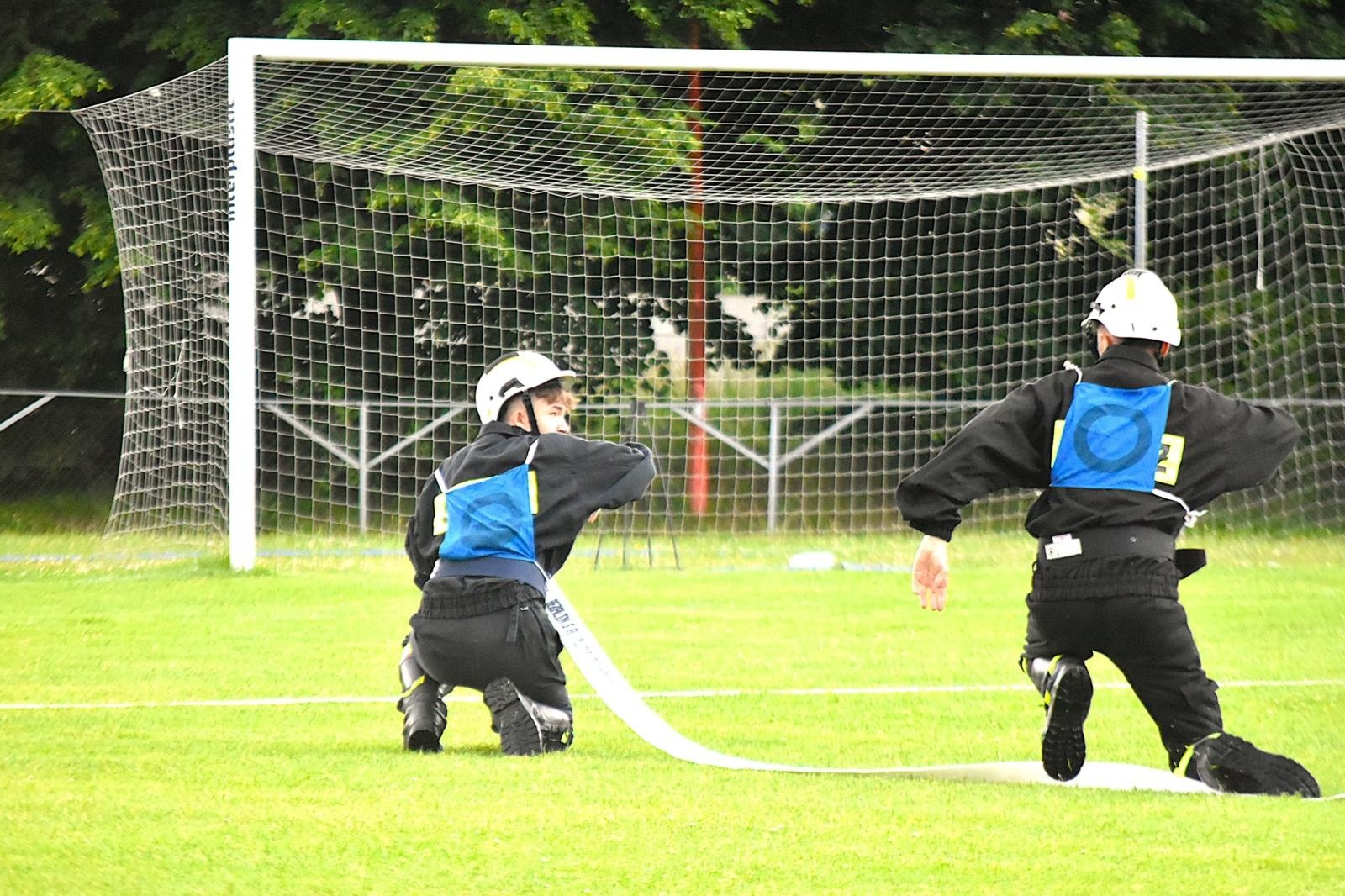 Zdjęcie w galerii na portalu naszwodzislaw.com: Strażacy z Gołkowic najlepsi podczas gminnych zawodów. OSP Łaziska z najlepszymi młodzikami [FOTO] wiadomości z regionu