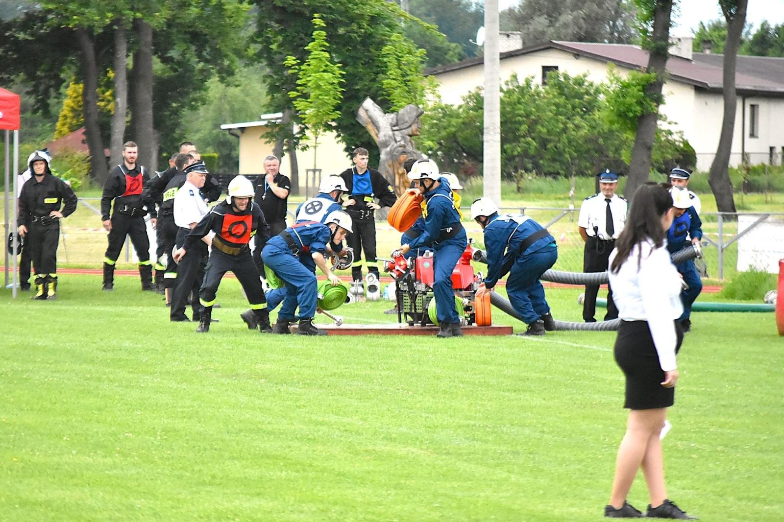 Zdjęcie w galerii na portalu naszwodzislaw.com: Strażacy z Gołkowic najlepsi podczas gminnych zawodów. OSP Łaziska z najlepszymi młodzikami [FOTO] wiadomości z regionu