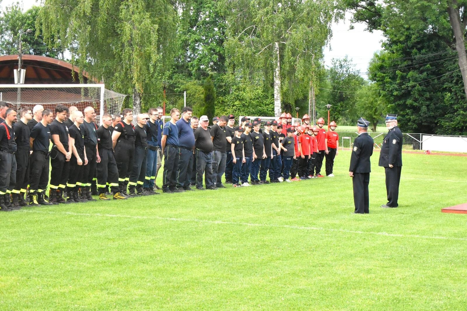 Zdjęcie w galerii na portalu naszwodzislaw.com: Strażacy z Gołkowic najlepsi podczas gminnych zawodów. OSP Łaziska z najlepszymi młodzikami [FOTO] wiadomości z regionu