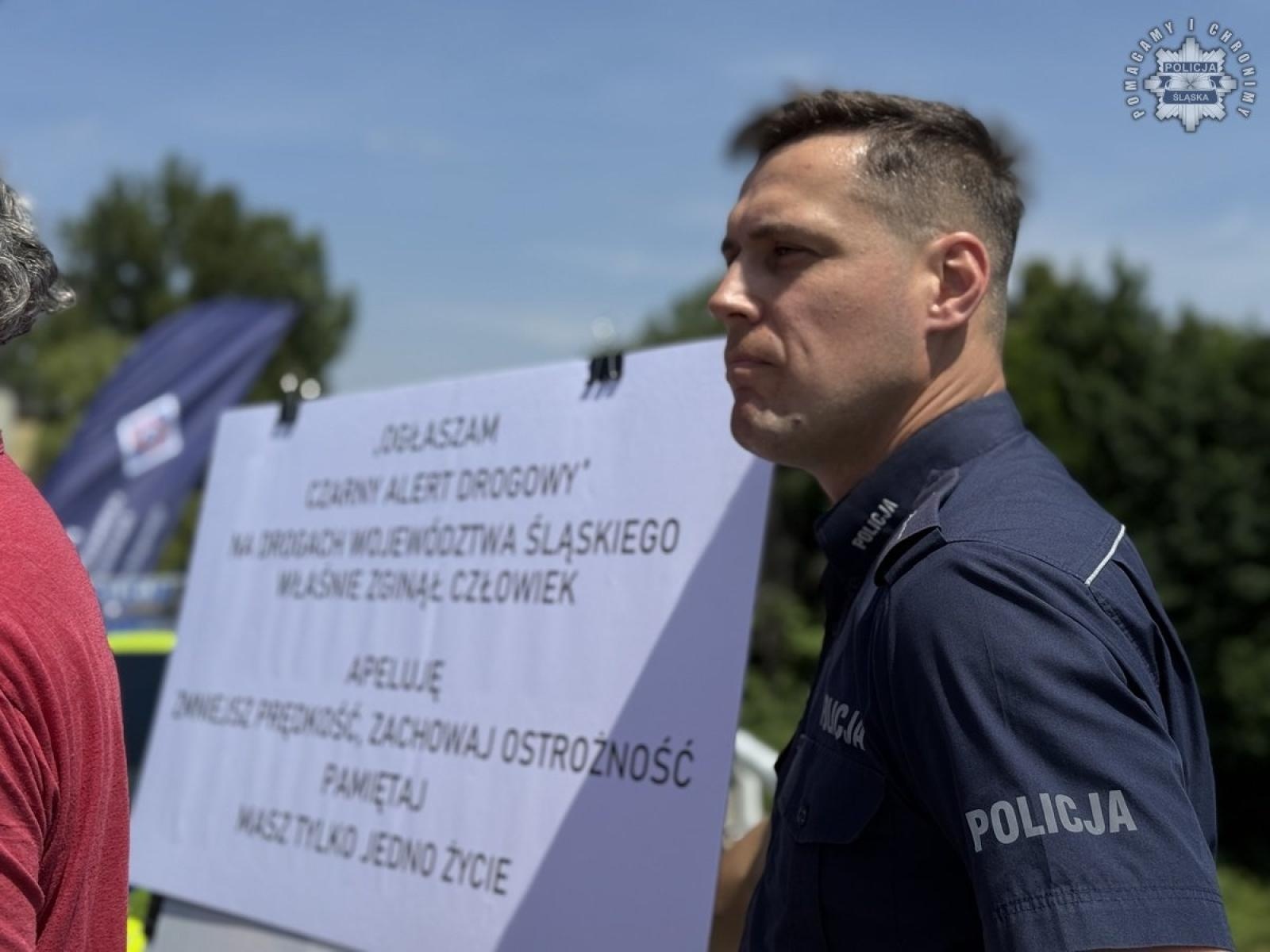 Zdjęcie w galerii na portalu naszwodzislaw.com: Czarny Alert Drogowy na Śląsku wiadomości z regionu