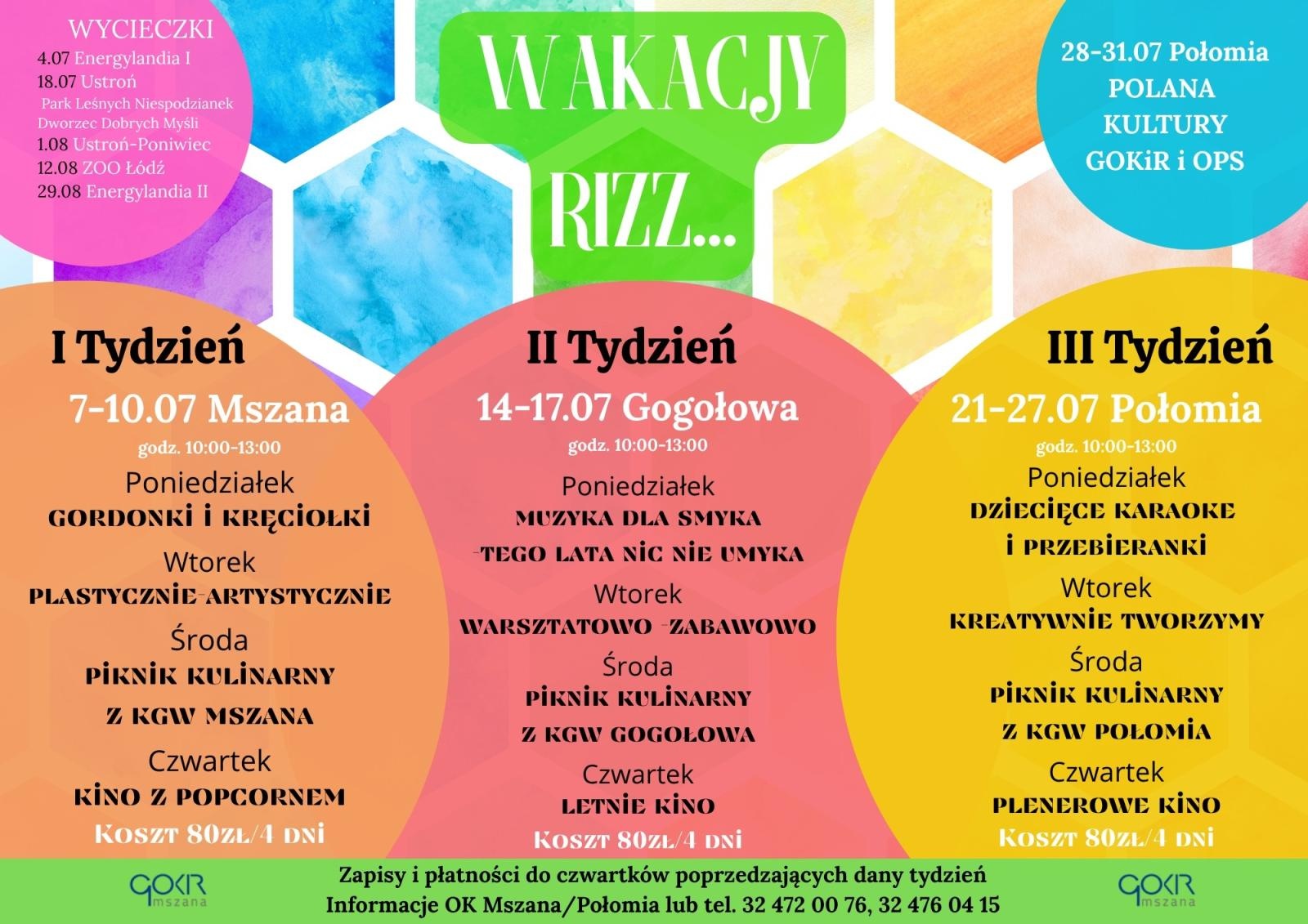 Zdjęcie w galerii na portalu naszwodzislaw.com: Wakacyjna oferta placówek Gminy Mszana wiadomości z regionu