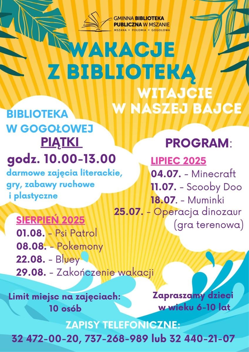 Zdjęcie w galerii na portalu naszwodzislaw.com: Wakacyjna oferta placówek Gminy Mszana wiadomości z regionu