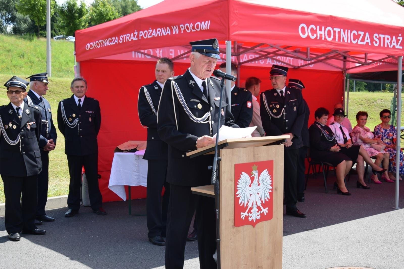 Zdjęcie w galerii na portalu naszwodzislaw.com: 120-lecie OSP w Połomi połączone z obchodami Dnia Strażaka [FOTO] wiadomości z regionu