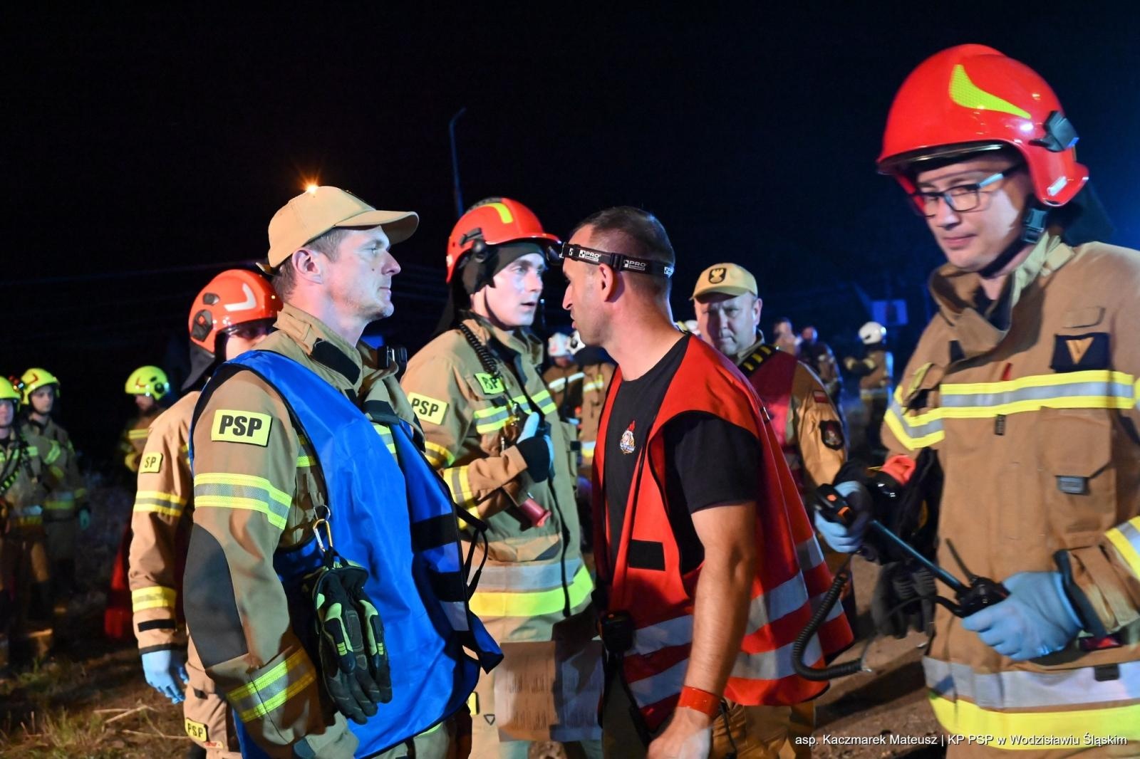 Zdjęcie w galerii na portalu naszwodzislaw.com: Katastrofa na torach. Chwile grozy w Olzie [FOTO] wiadomości z regionu