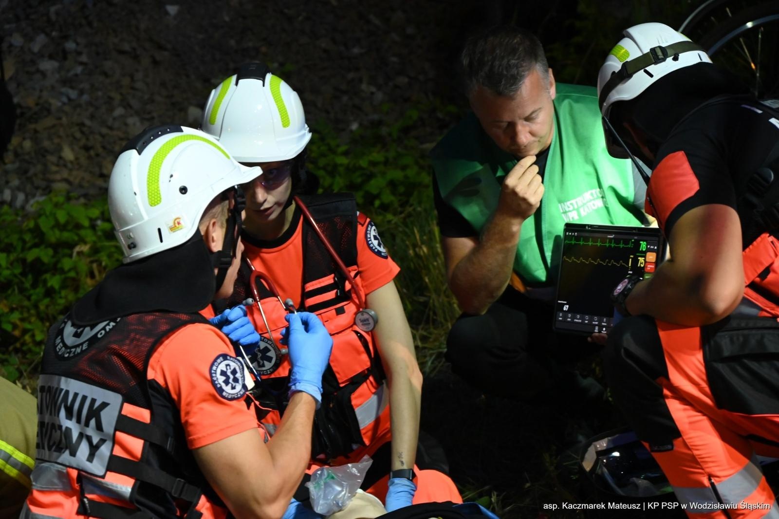 Zdjęcie w galerii na portalu naszwodzislaw.com: Katastrofa na torach. Chwile grozy w Olzie [FOTO] wiadomości z regionu