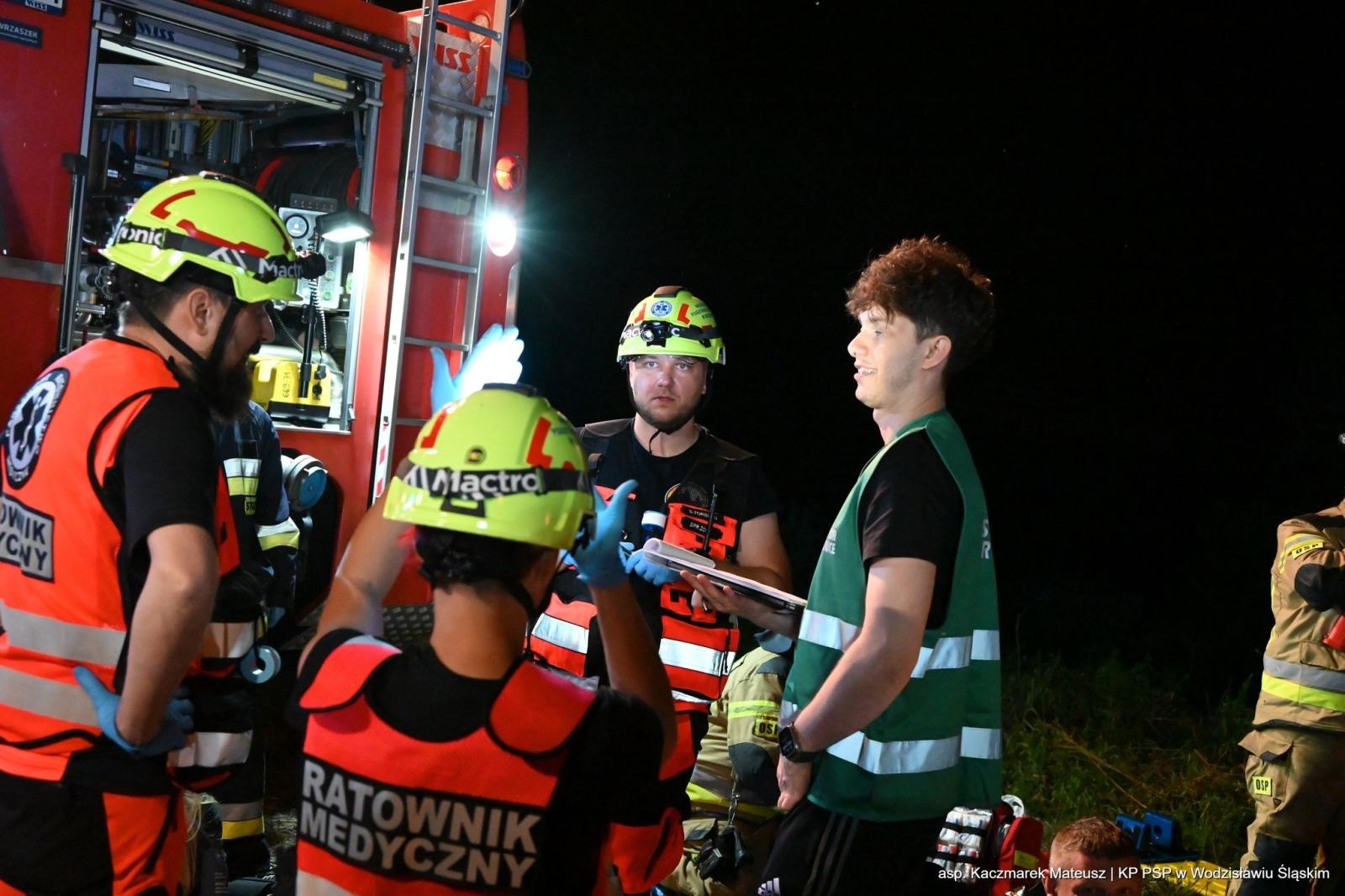 Zdjęcie w galerii na portalu naszwodzislaw.com: Katastrofa na torach. Chwile grozy w Olzie [FOTO] wiadomości z regionu