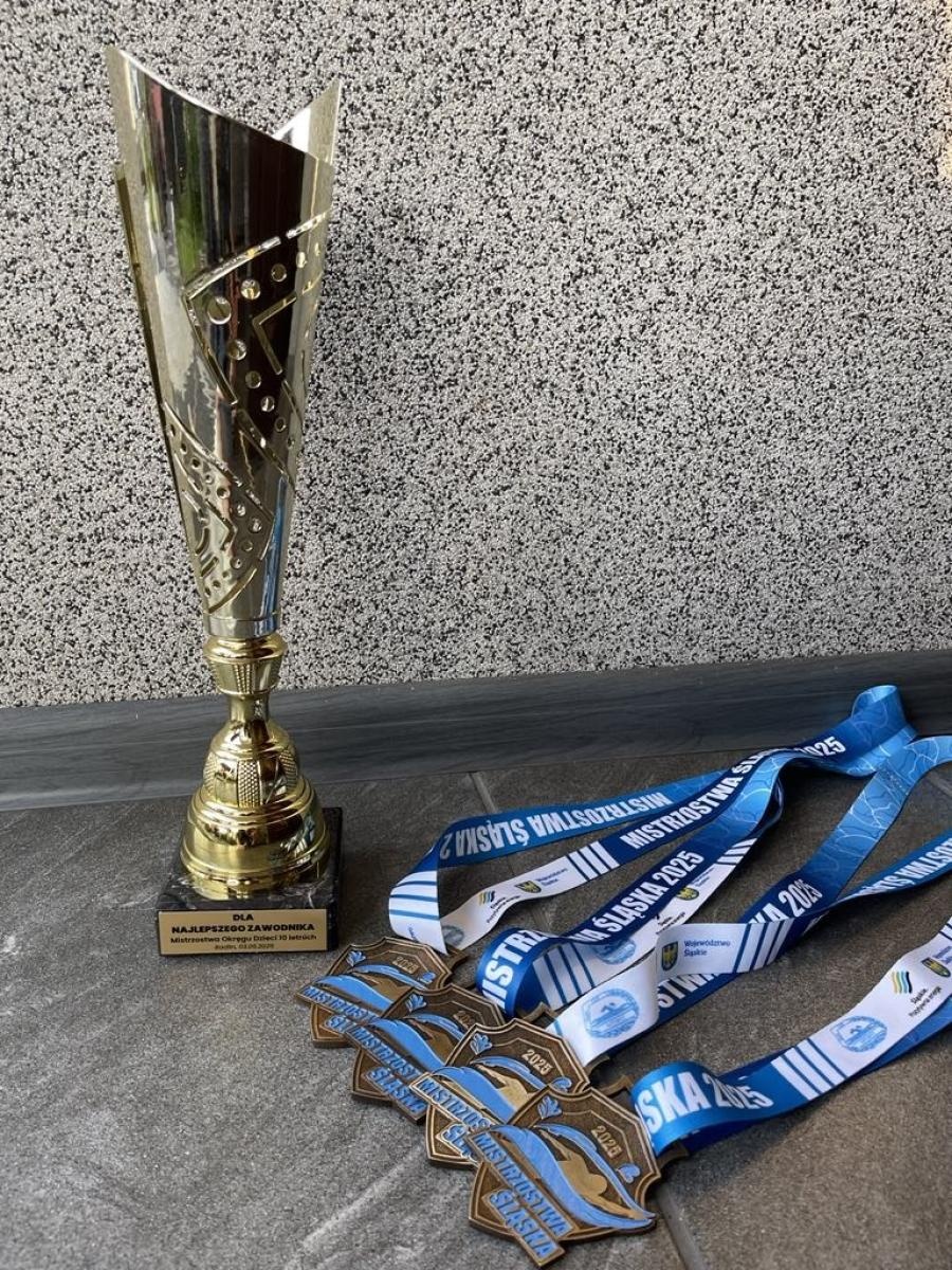 Zdjęcie w galerii na portalu naszwodzislaw.com: Pływackie sukcesy zawodnika UKS Aligator Gorzyce. Rozmowa z Kacprem Segetem, 10-letnim mistrzem śląska wiadomości z regionu