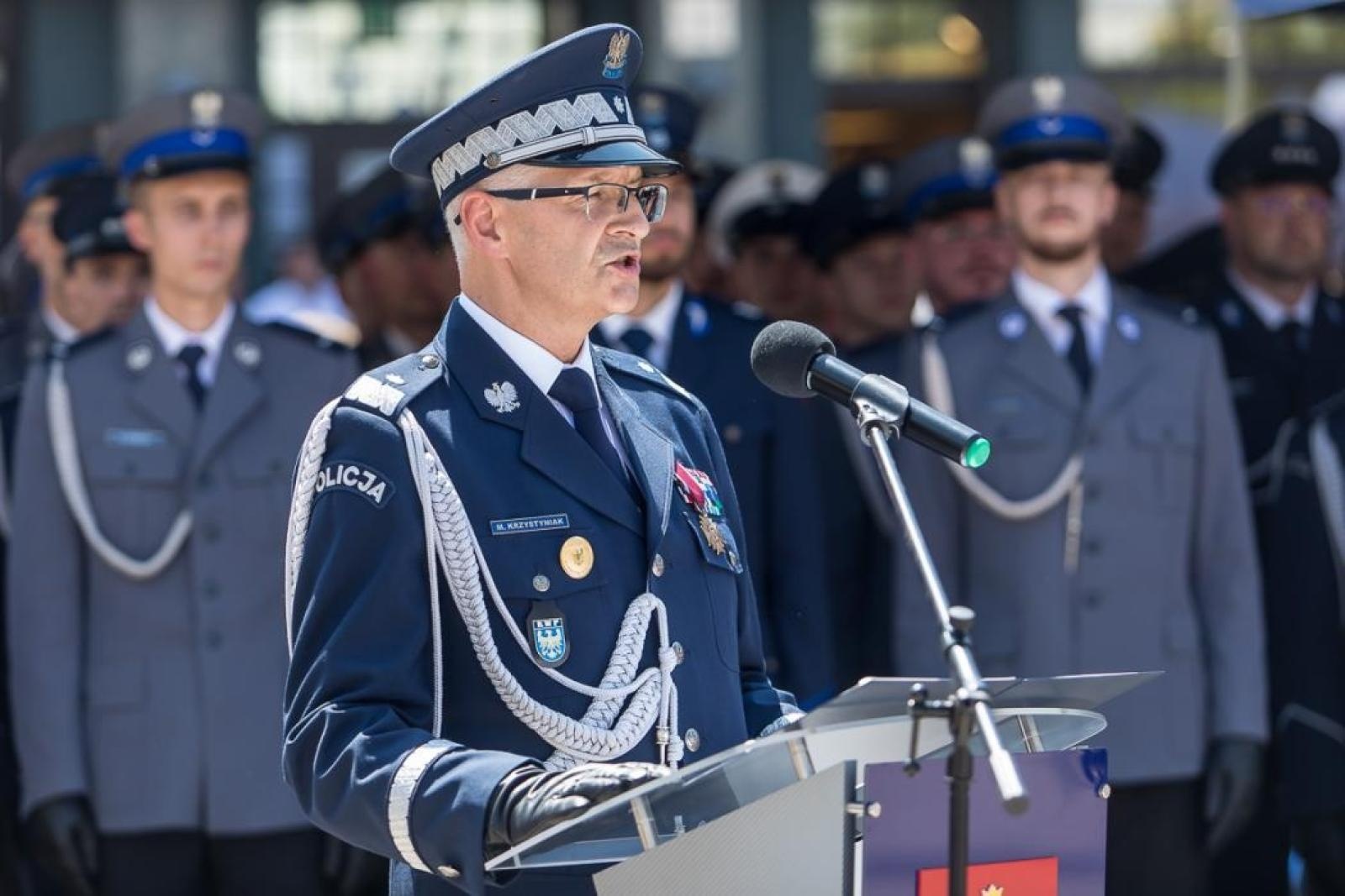 Zdjęcie w galerii na portalu naszwodzislaw.com: W Rybniku odbyły się tegoroczne wojewódzkie obchody Święta Policji wiadomości z regionu