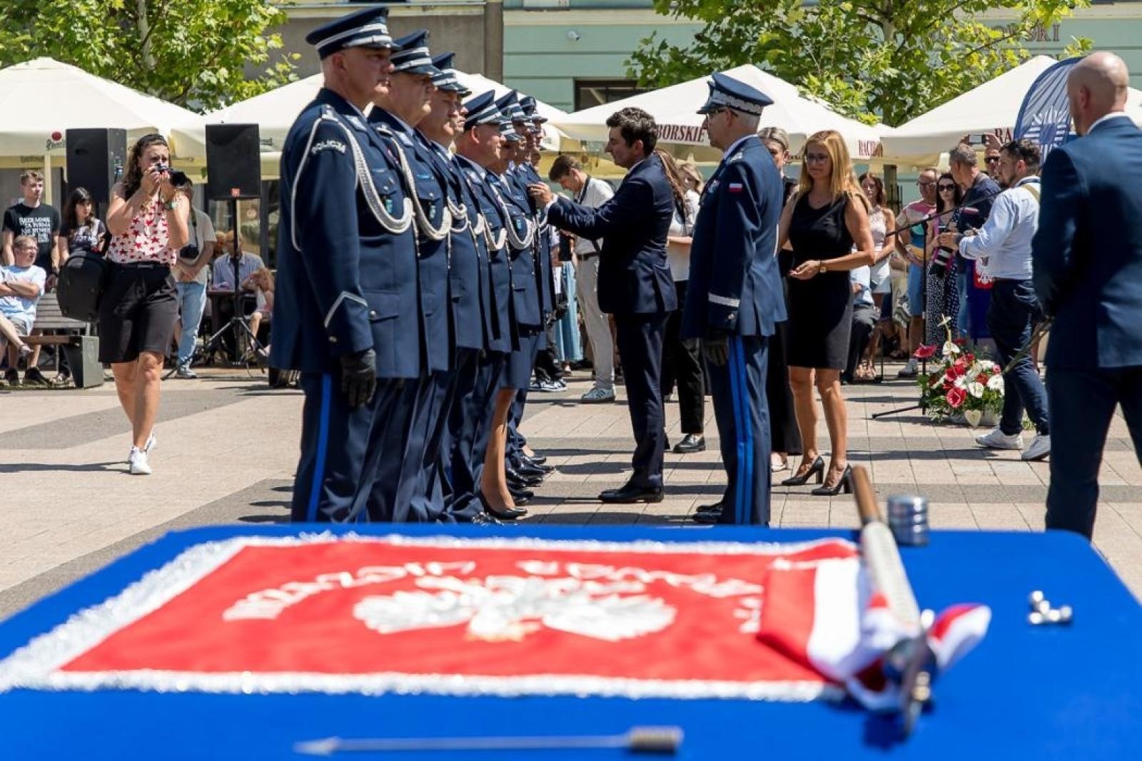 Zdjęcie w galerii na portalu naszwodzislaw.com: W Rybniku odbyły się tegoroczne wojewódzkie obchody Święta Policji wiadomości z regionu