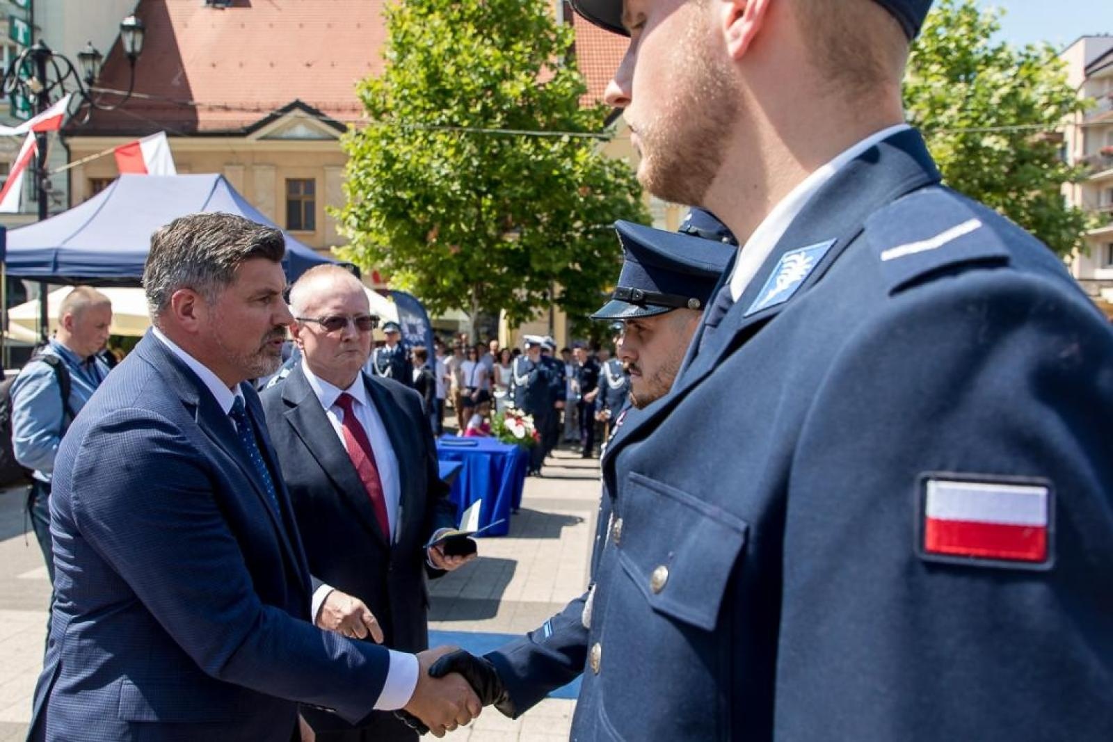 Zdjęcie w galerii na portalu naszwodzislaw.com: W Rybniku odbyły się tegoroczne wojewódzkie obchody Święta Policji wiadomości z regionu