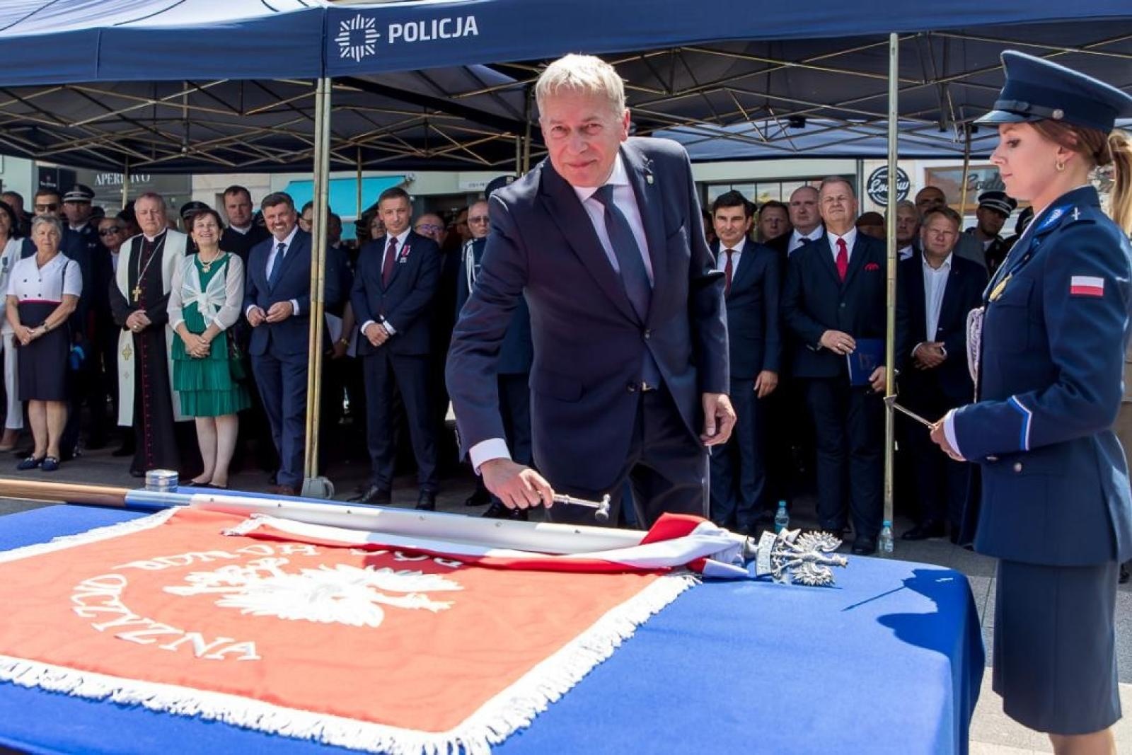 Zdjęcie w galerii na portalu naszwodzislaw.com: W Rybniku odbyły się tegoroczne wojewódzkie obchody Święta Policji wiadomości z regionu