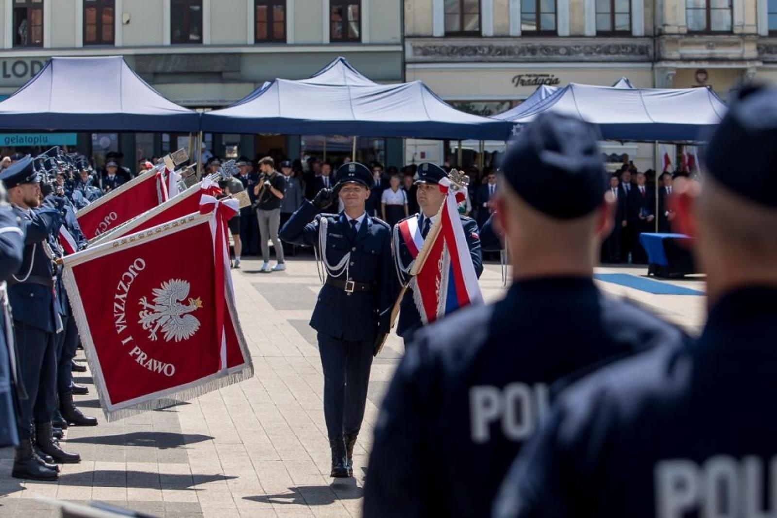 Zdjęcie w galerii na portalu naszwodzislaw.com: W Rybniku odbyły się tegoroczne wojewódzkie obchody Święta Policji wiadomości z regionu