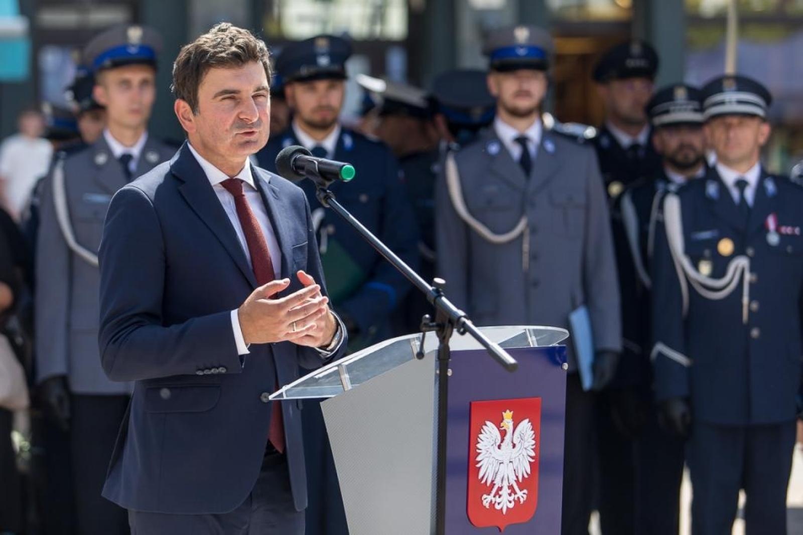 Zdjęcie w galerii na portalu naszwodzislaw.com: W Rybniku odbyły się tegoroczne wojewódzkie obchody Święta Policji wiadomości z regionu