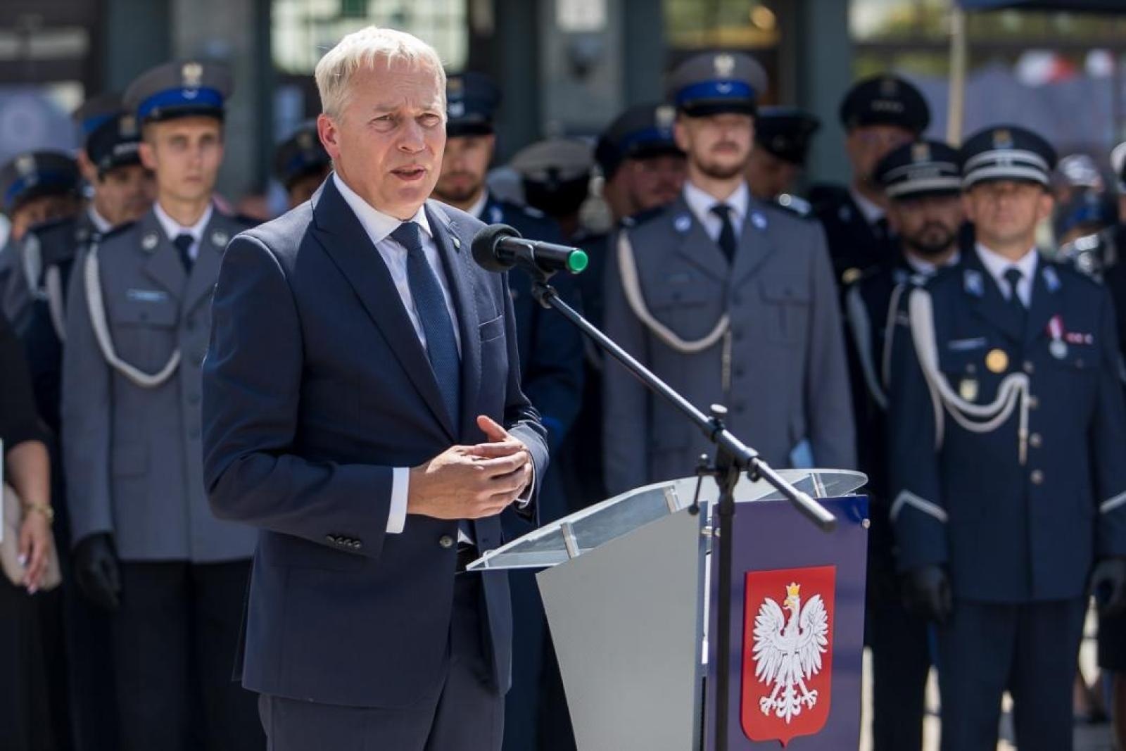 Zdjęcie w galerii na portalu naszwodzislaw.com: W Rybniku odbyły się tegoroczne wojewódzkie obchody Święta Policji wiadomości z regionu