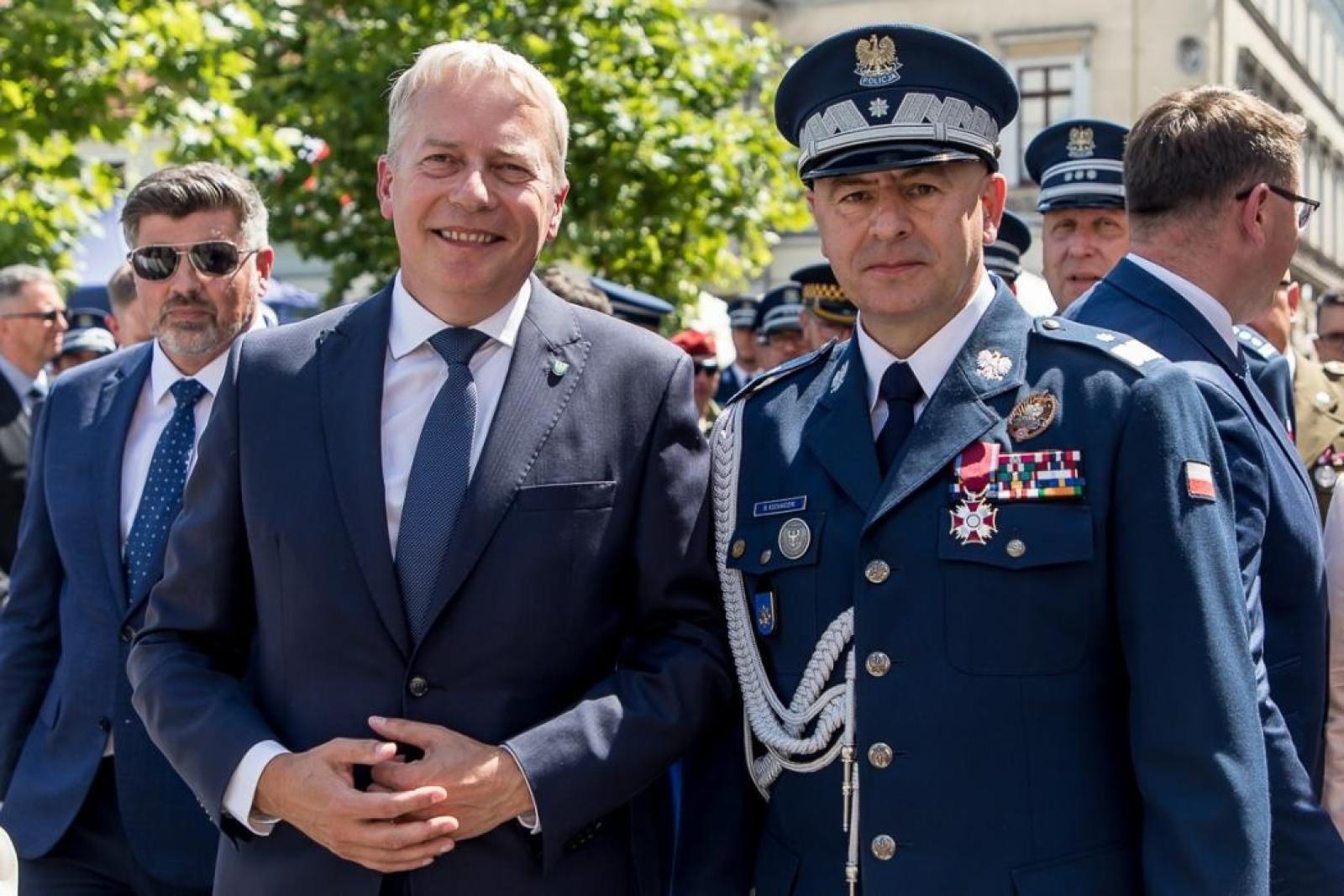 Zdjęcie w galerii na portalu naszwodzislaw.com: W Rybniku odbyły się tegoroczne wojewódzkie obchody Święta Policji wiadomości z regionu