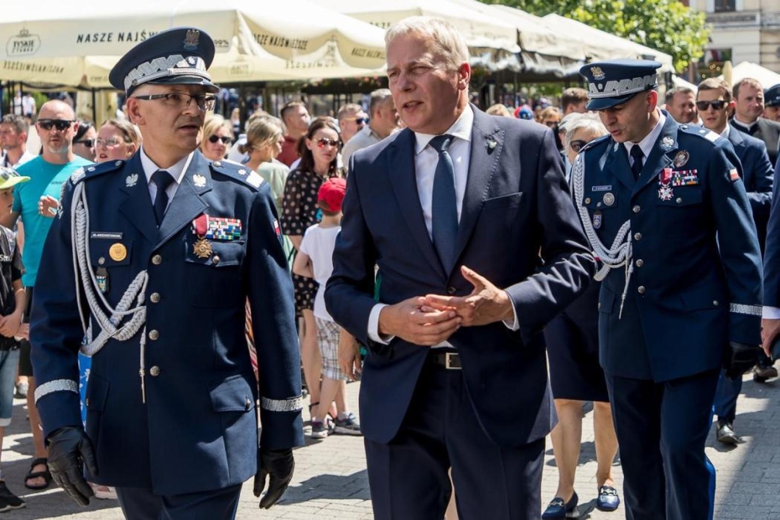Zdjęcie w galerii na portalu naszwodzislaw.com: W Rybniku odbyły się tegoroczne wojewódzkie obchody Święta Policji wiadomości z regionu