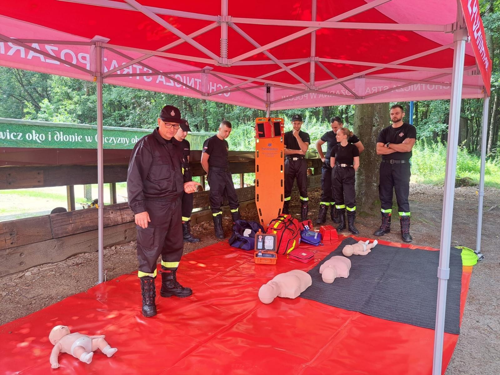 Zdjęcie w galerii na portalu naszwodzislaw.com: W Mszanie przeprowadzono ćwiczenia z zakresu obrony ludności cywilnej wiadomości z regionu