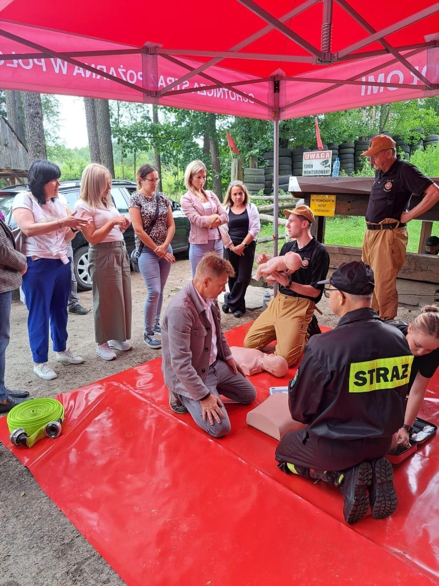 Zdjęcie w galerii na portalu naszwodzislaw.com: W Mszanie przeprowadzono ćwiczenia z zakresu obrony ludności cywilnej wiadomości z regionu