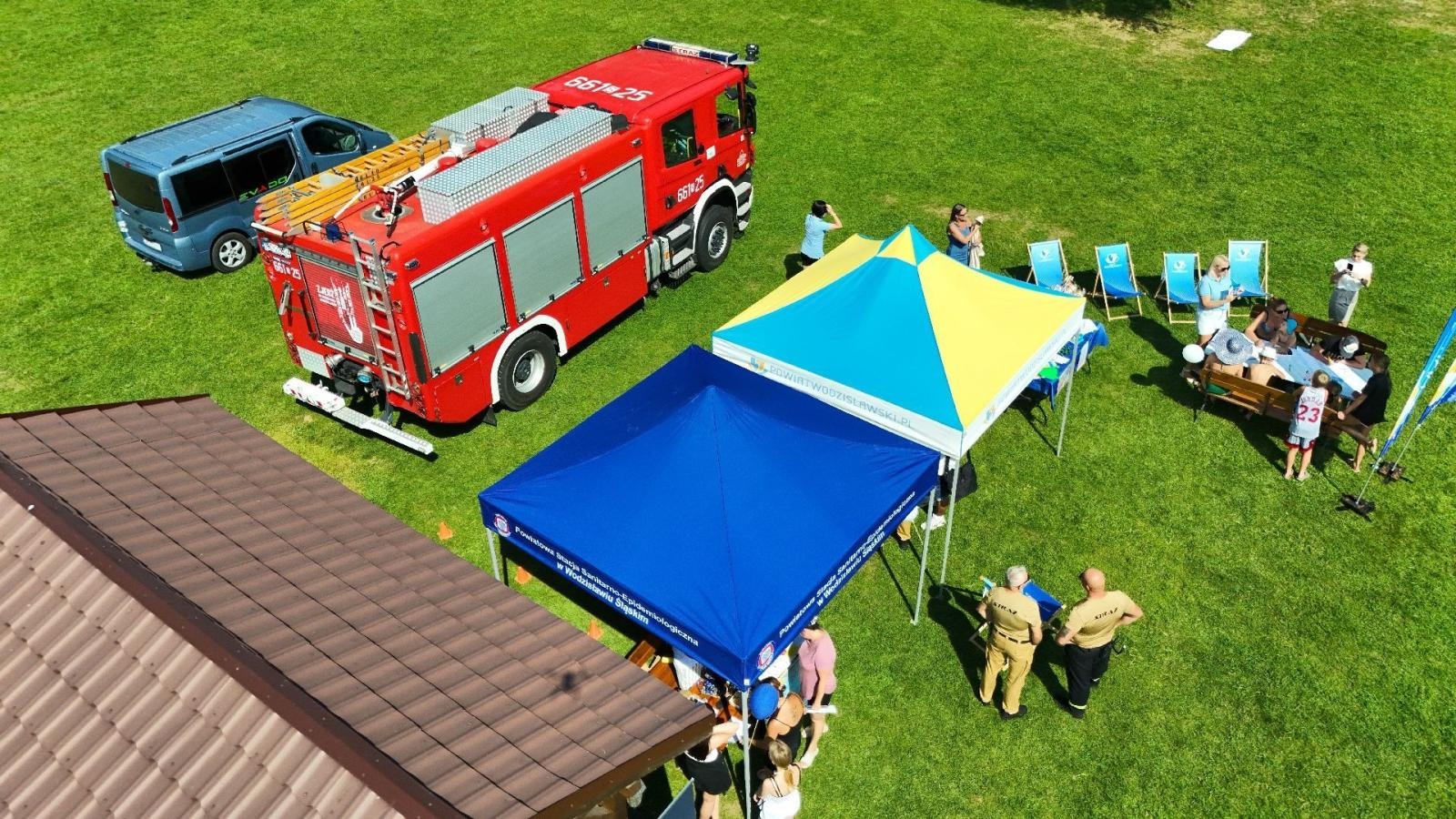 Zdjęcie w galerii na portalu naszwodzislaw.com: Bezpieczeństwo nad wodą. Profilaktyczna akcja służb w Olzie [FOTO] wiadomości z regionu