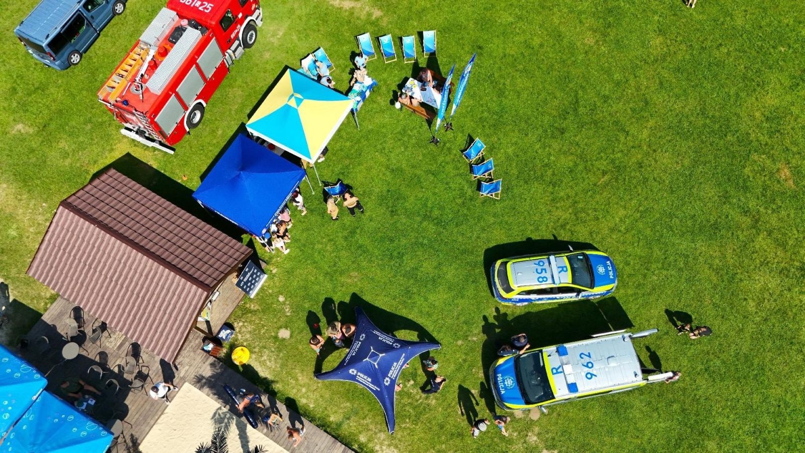 Zdjęcie w galerii na portalu naszwodzislaw.com: Bezpieczeństwo nad wodą. Profilaktyczna akcja służb w Olzie [FOTO] wiadomości z regionu