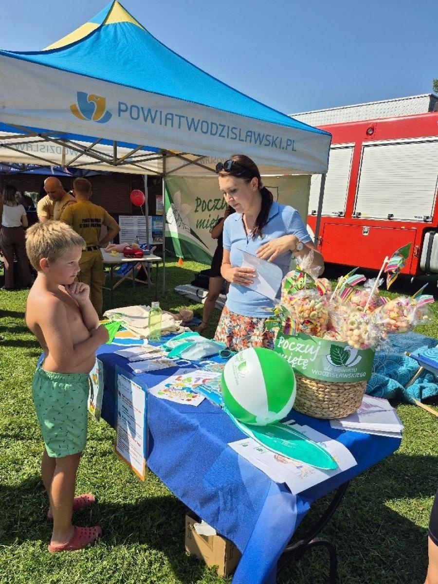 Zdjęcie w galerii na portalu naszwodzislaw.com: Bezpieczeństwo nad wodą. Profilaktyczna akcja służb w Olzie [FOTO] wiadomości z regionu