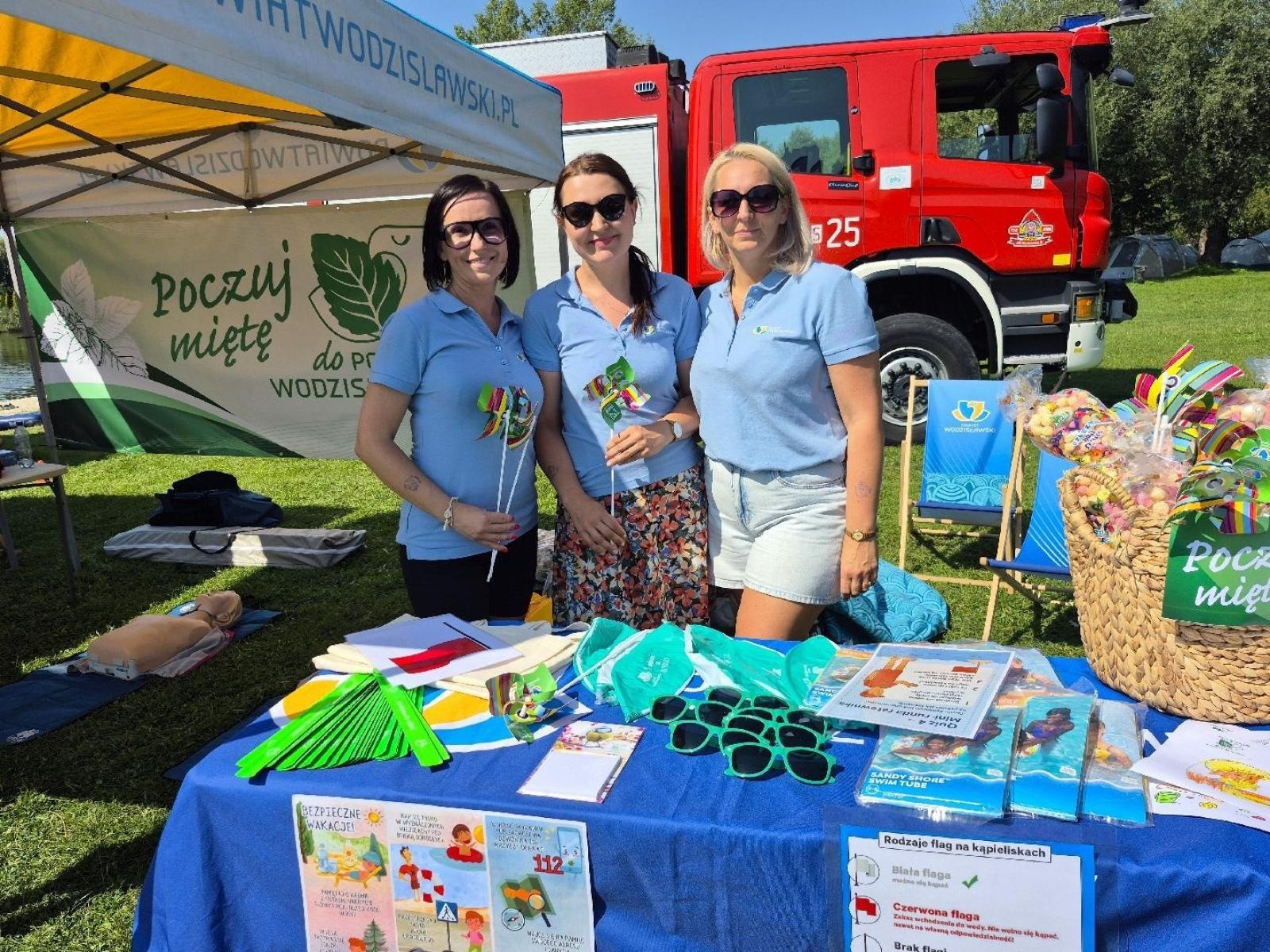Zdjęcie w galerii na portalu naszwodzislaw.com: Bezpieczeństwo nad wodą. Profilaktyczna akcja służb w Olzie [FOTO] wiadomości z regionu