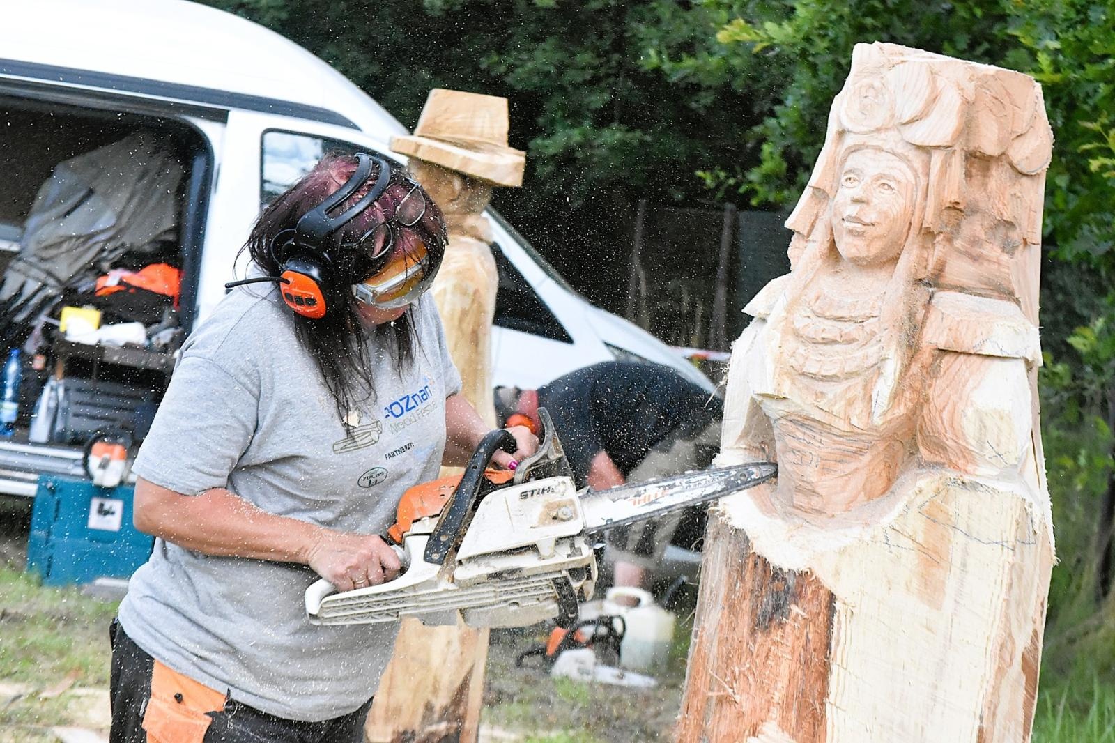 Zdjęcie w galerii na portalu naszwodzislaw.com: Jubileusz Skrbeńska w rytmie spalinowych pił wiadomości z regionu
