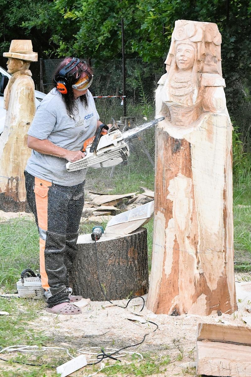 Zdjęcie w galerii na portalu naszwodzislaw.com: Jubileusz Skrbeńska w rytmie spalinowych pił wiadomości z regionu
