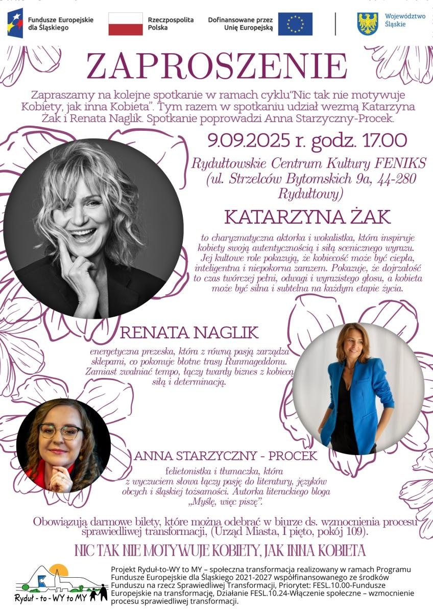 Zdjęcie w galerii na portalu naszwodzislaw.com: Nic tak nie motywuje kobiety… jak inna kobieta. Wyjątkowe spotkanie w Rydułtowach wiadomości z regionu