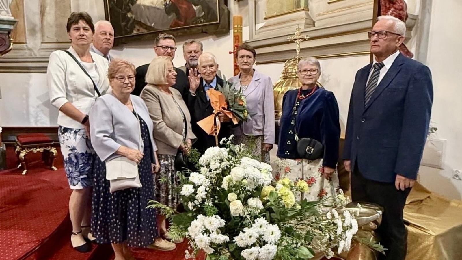 Zdjęcie w galerii na portalu naszwodzislaw.com: Pochodzący z Pszowa Joachim Franiczek świętował setne urodziny wiadomości z regionu