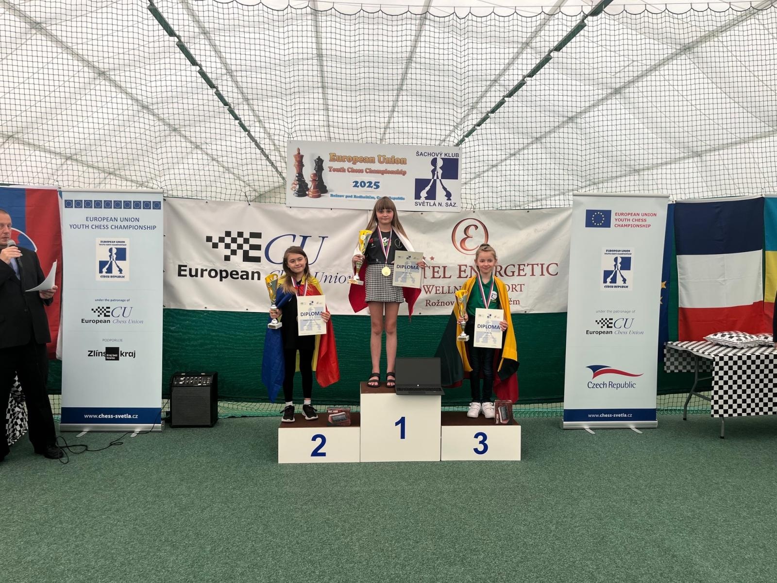 Zdjęcie w galerii na portalu naszwodzislaw.com: Zawodniczka UKS Baszta Wodzisław Śląski mistrzynią Unii Europejskiej w szachach klasycznych wiadomości z regionu