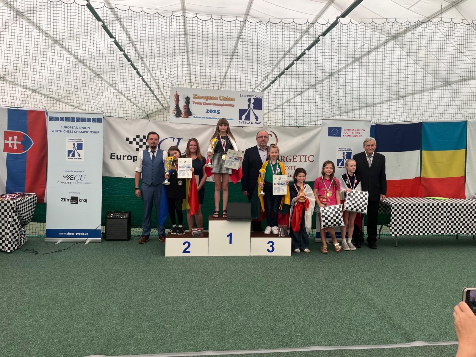 Zdjęcie w galerii na portalu naszwodzislaw.com: Zawodniczka UKS Baszta Wodzisław Śląski mistrzynią Unii Europejskiej w szachach klasycznych wiadomości z regionu