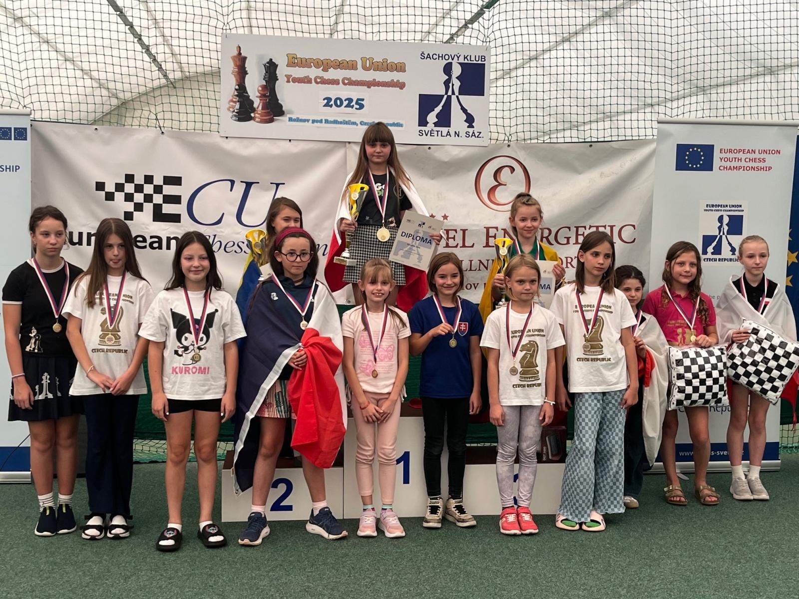 Zdjęcie w galerii na portalu naszwodzislaw.com: Zawodniczka UKS Baszta Wodzisław Śląski mistrzynią Unii Europejskiej w szachach klasycznych wiadomości z regionu